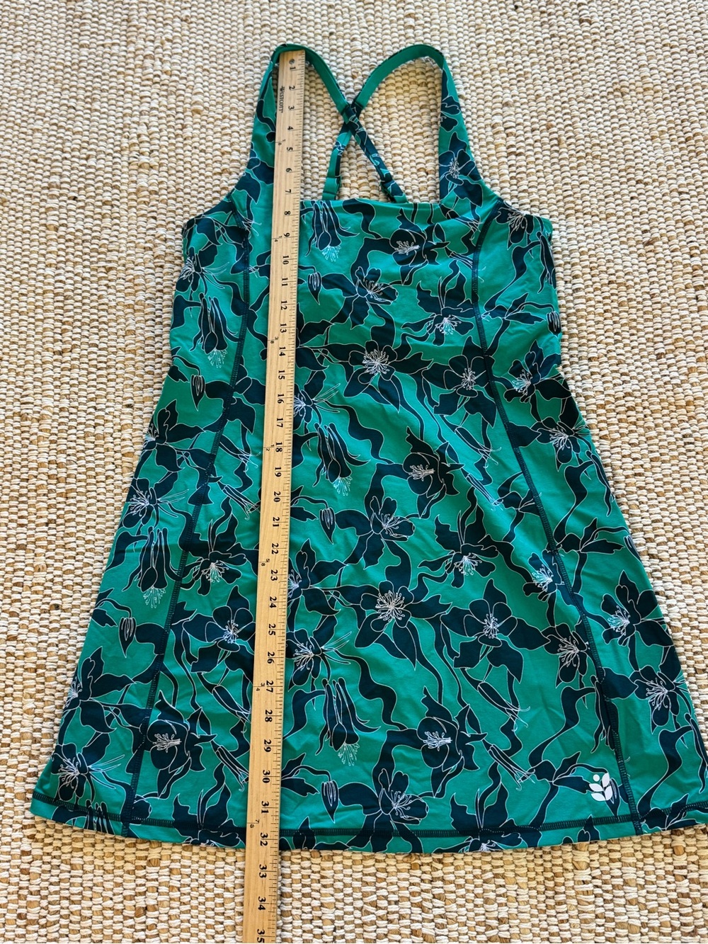 Wild Rye Parker Action green and Black Dress in ALHAMBRA AQUILA BLOOM size 4 - Picture 7 of 9